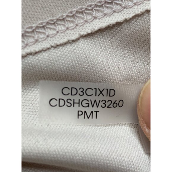 Calvin Klein Beige Flutter Sleeve Dress Size 14 RB10384 Latte Pleat Detail New - Picture 4 of 9